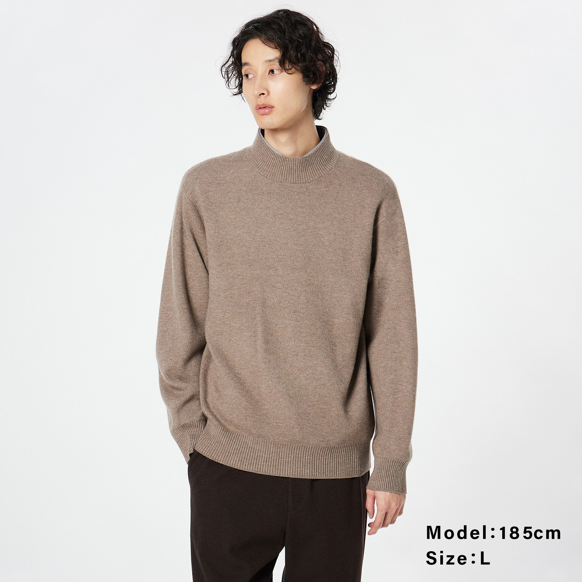 UNIQLO ユニクロ カシミヤVネックセーター ピンク Sサイズ