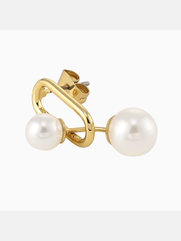 デザインパールピアス