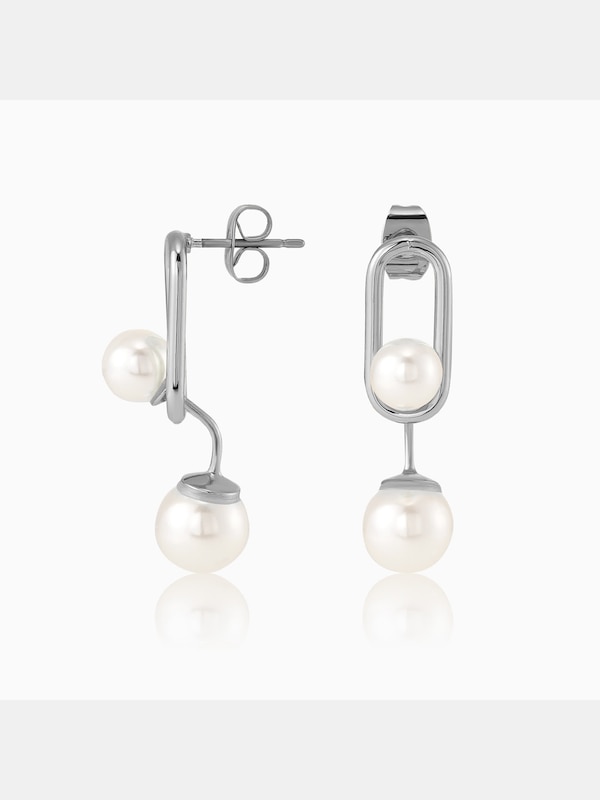 デザインパールピアス