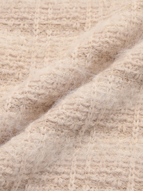 フェザーツイードニットスカートセットアップ（長袖）