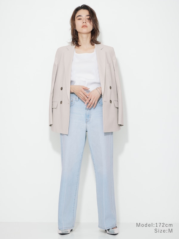 ハイライズワイドジーンズ