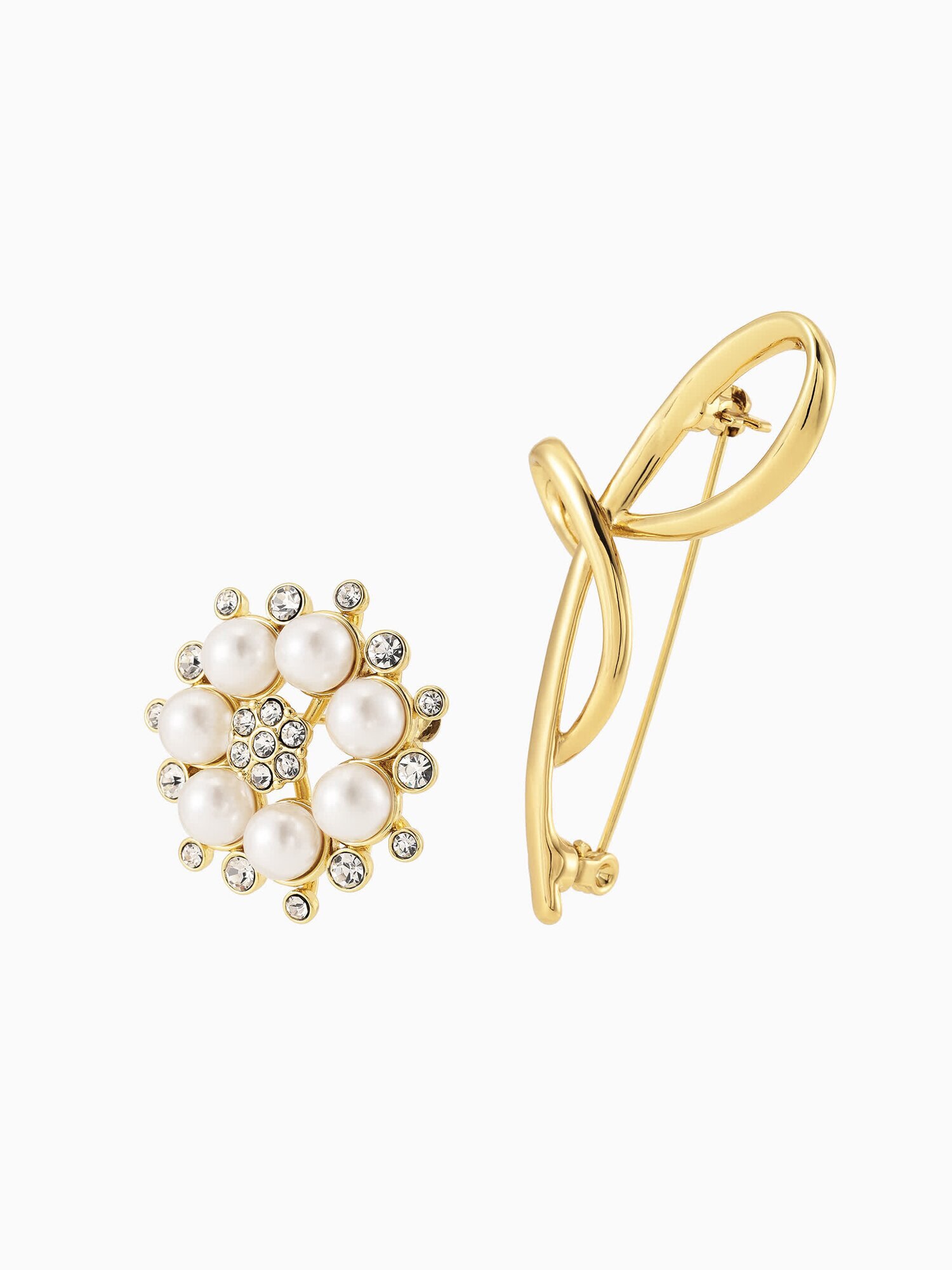 アクセサリーパールプローチまとめ（19） plus pearl pin brooch heart | no.29 ステンレスアクセサリー