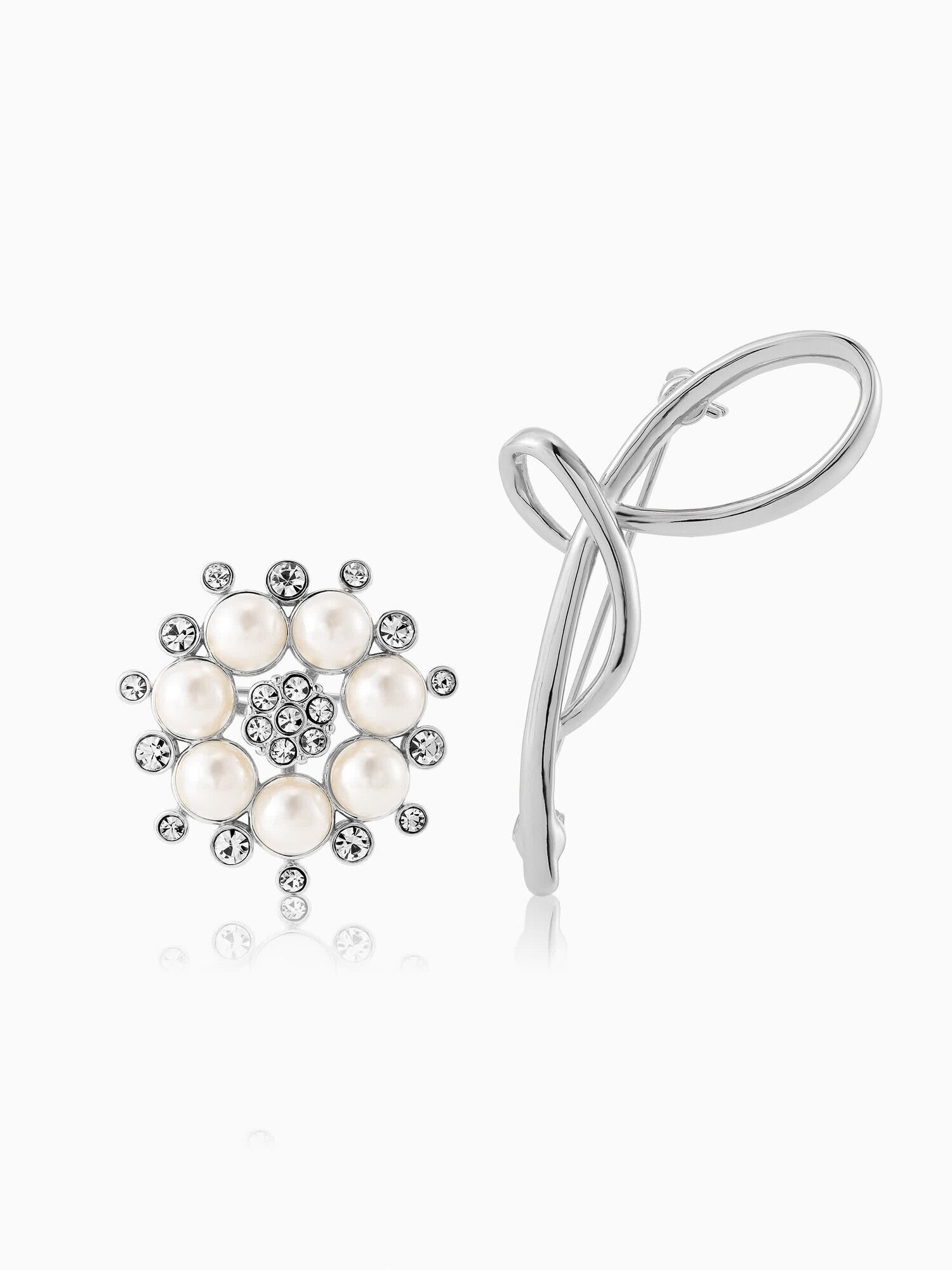 アクセサリーパールプローチまとめ（19） plus pearl pin brooch heart | no.29 ステンレスアクセサリー