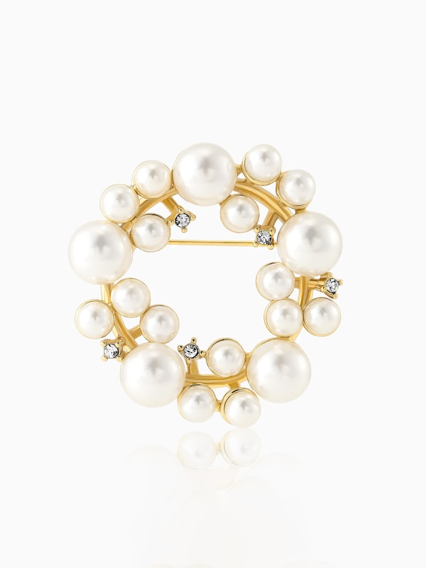 サークルリングブローチ