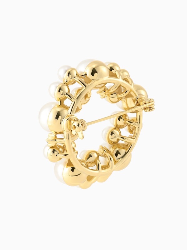 サークルリングブローチ