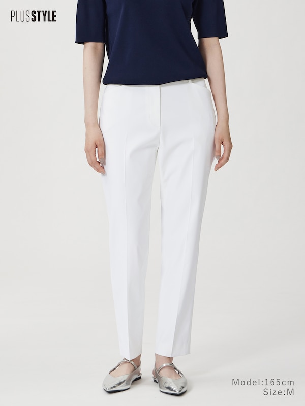 スティックパンツ（リネンブレンド）