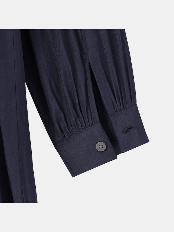 ギャザーワンピース（長袖）