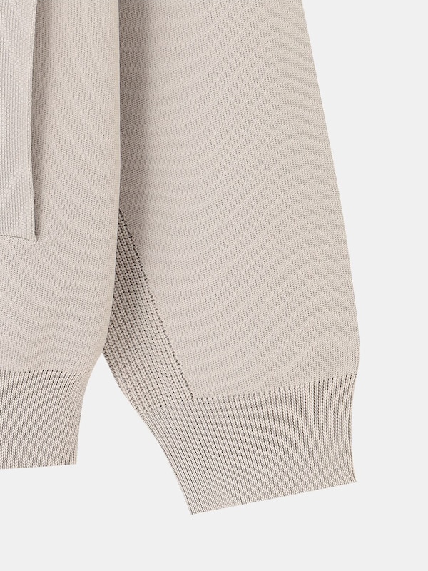 ライトウェイトニットジップアップパーカ