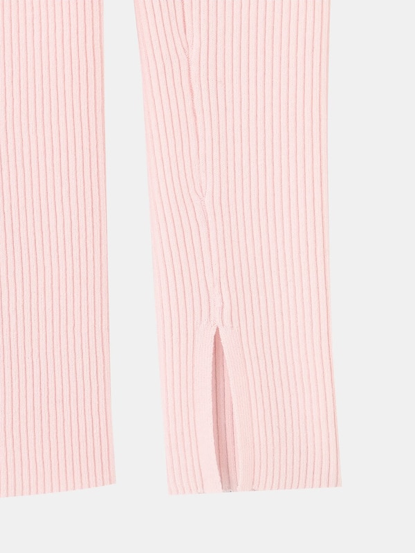 ボートネックリブニットプルオーバー（長袖）