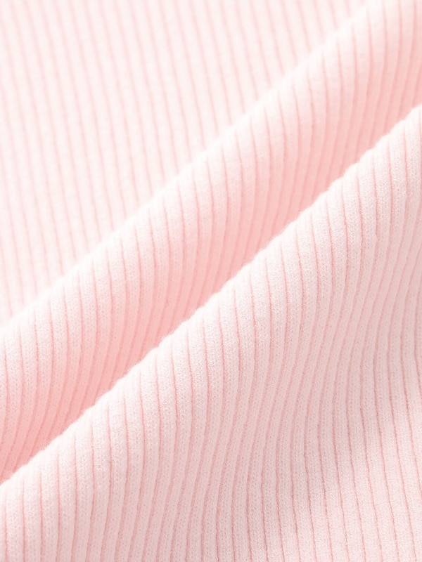 ボートネックリブニットプルオーバー（長袖）