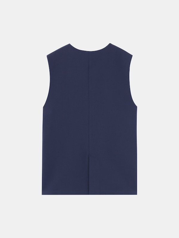 Vネックベストパンツセットアップ