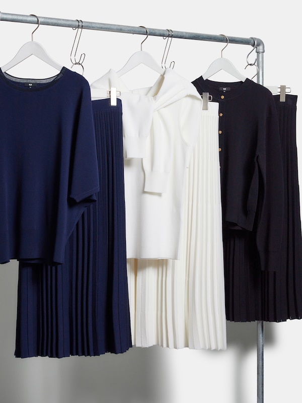 UVカットレーヨンブレンド2WAYセーター