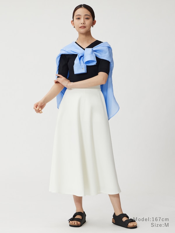 UVカットレーヨンブレンド2WAYセーター