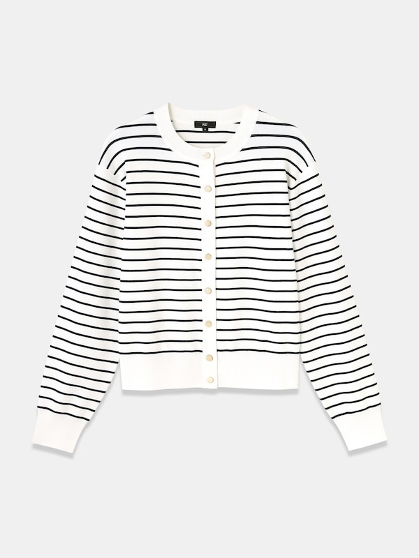 UVカットレーヨンブレンドメタルボタンカーディガン