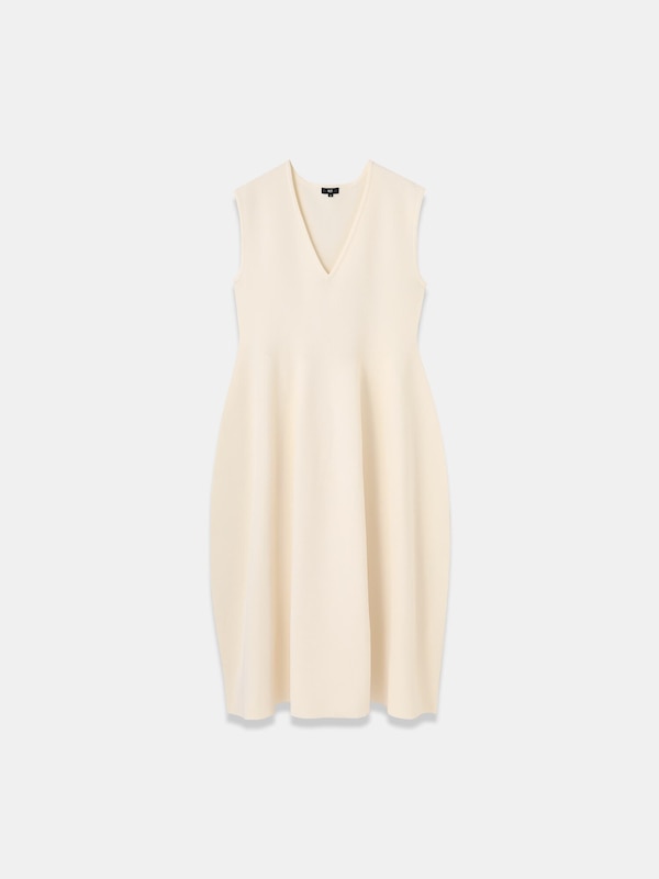 PLST(プラステ)公式 | ホールガーメント®ニットVネックワンピース  