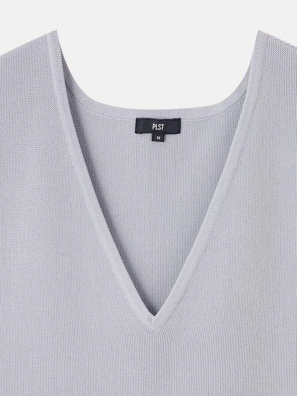 ホールガーメント®ニットVネックワンピース