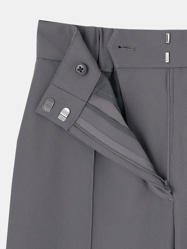 2024年モデル ハイストレッチトリコットスリットストレートパンツ