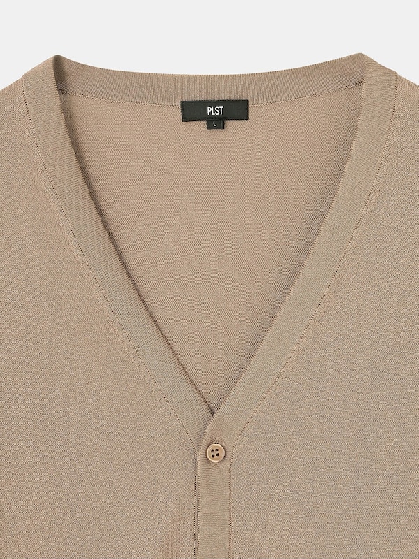 ウォッシャブルニットカーディガン