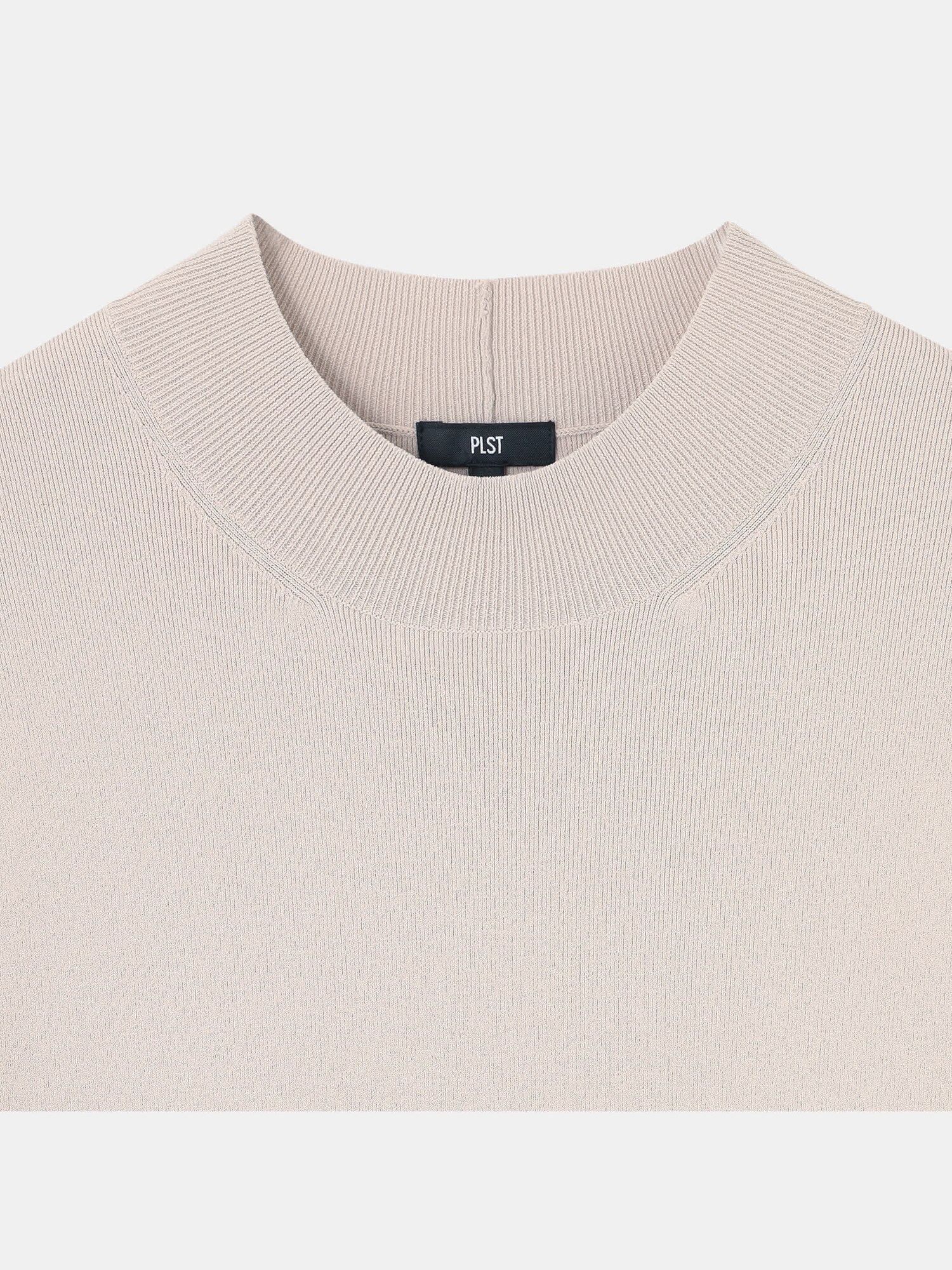 PLST(プラステ)公式 | ウォッシャブルニットモックネックTシャツ(メンズ)