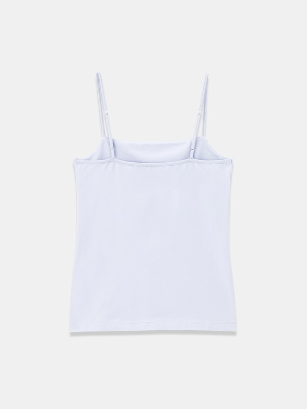 コットンベア天竺スクエアネックキャミソール