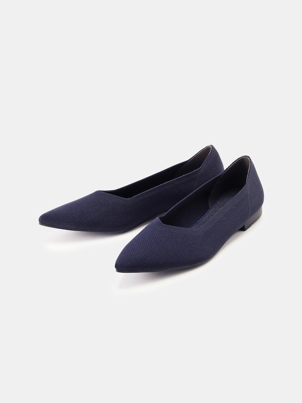 ニットパンプス