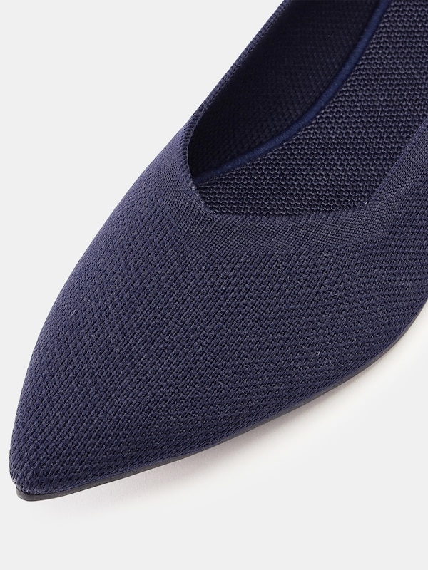 ニットパンプス