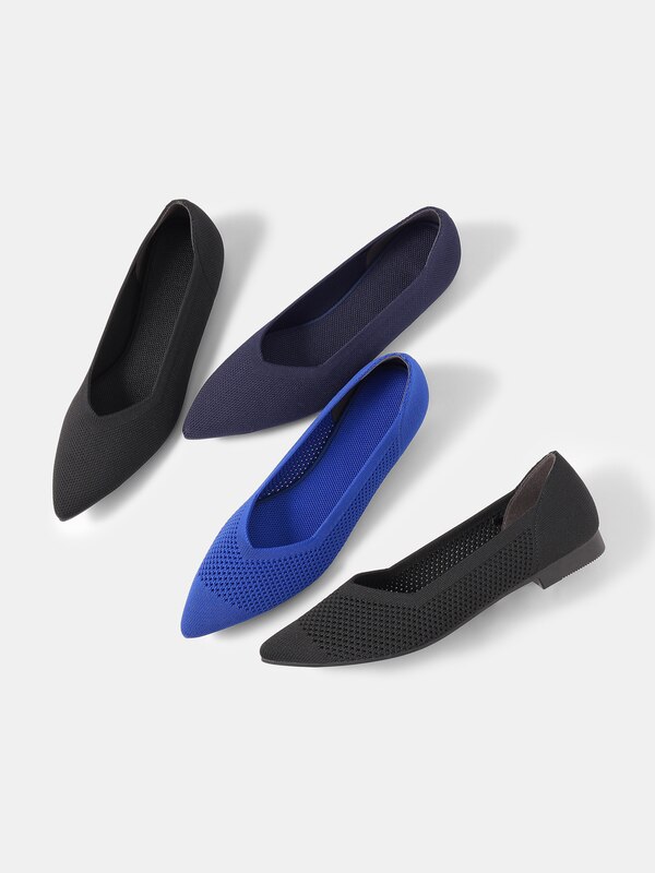 ニットパンプス