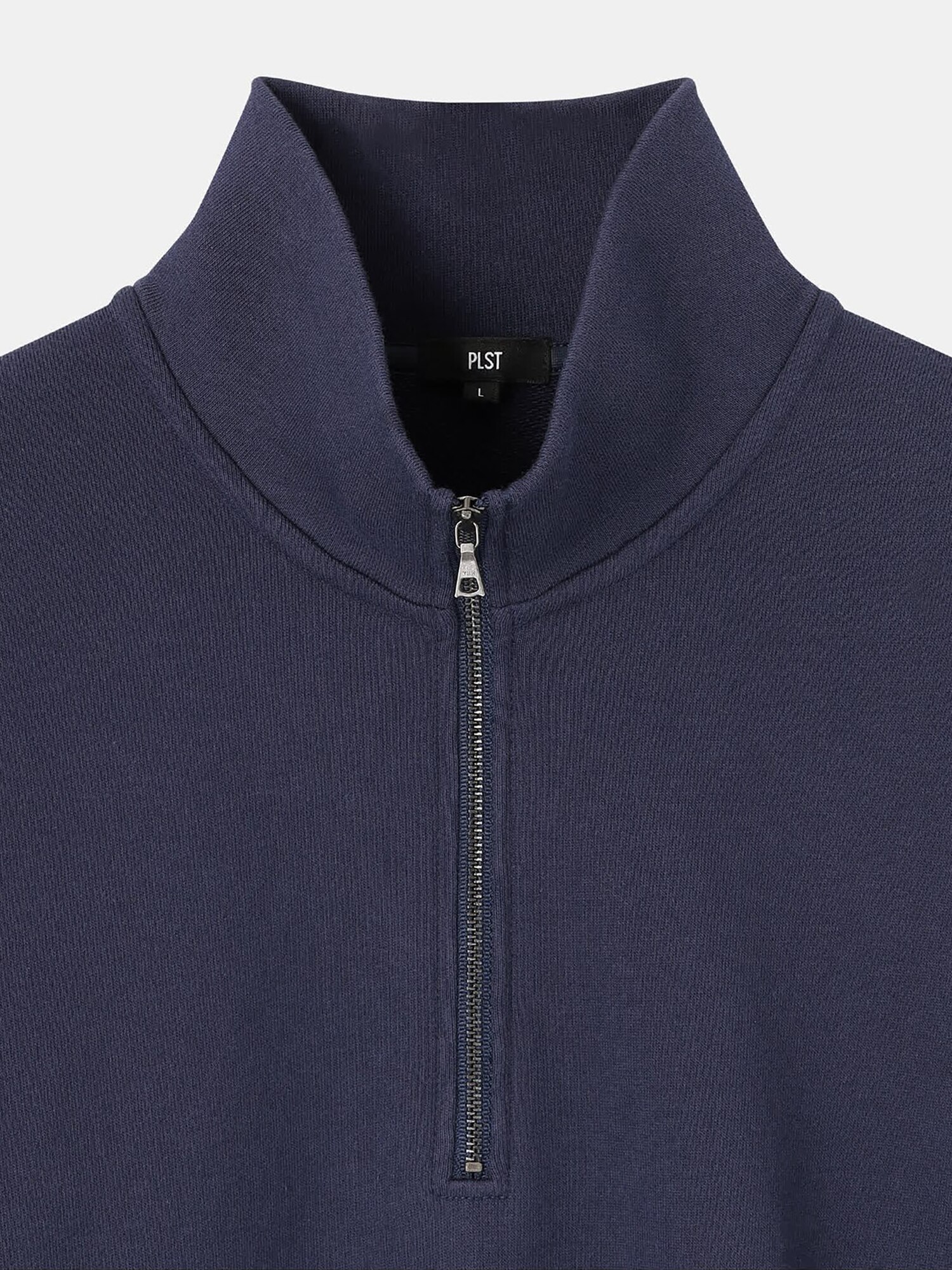 PLST(プラステ)公式 | コットンブレンドウラケハーフジッププル