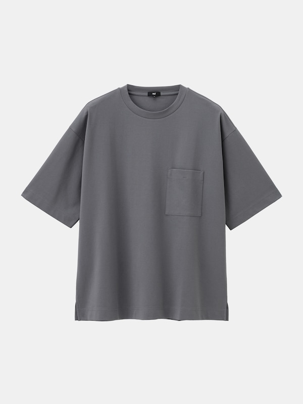 2025年モデル ストレッチコットンブレンドポケットTシャツ
