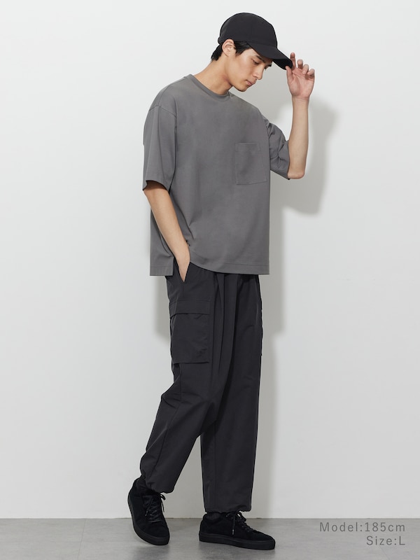 ストレッチコットンブレンドポケットTシャツ（半袖）