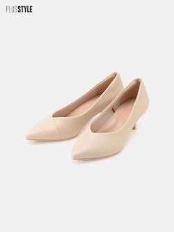 PLUS STYLEパンプス（ローヒール）