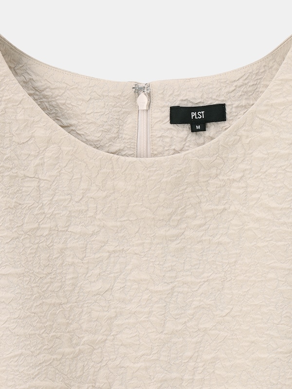 ジャカードペプラムブラウス（7分袖）