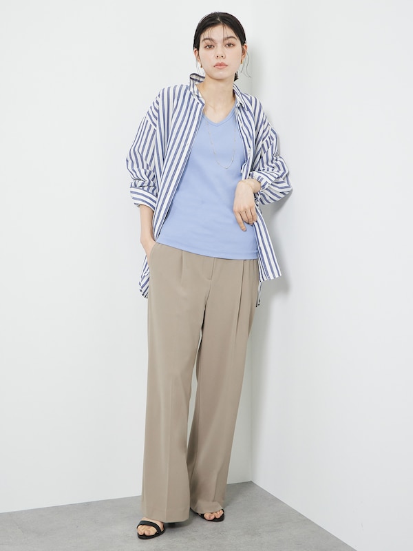 コットンベアテレコ2WAYタンクトップ