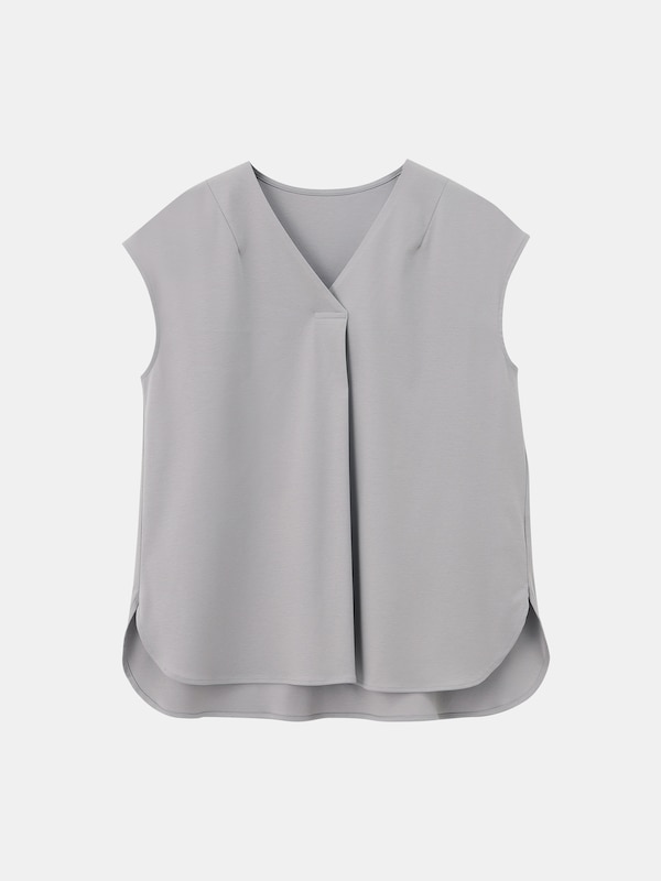 グロスジャージーVネックTシャツ（接触冷感）（半袖）