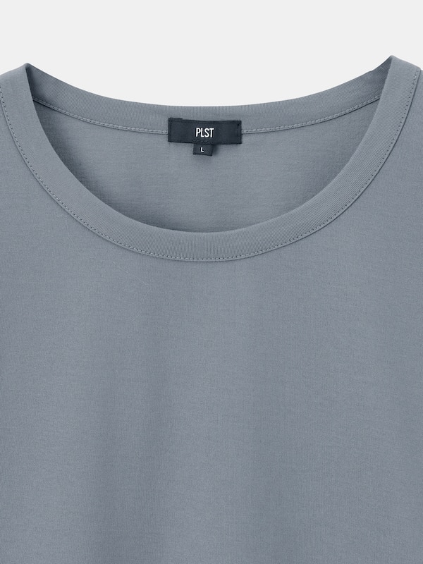 シルキーコットンクルーネックTシャツ（半袖）