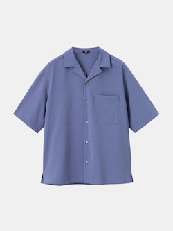 プレシャスドライオープンカラーシャツ（半袖）