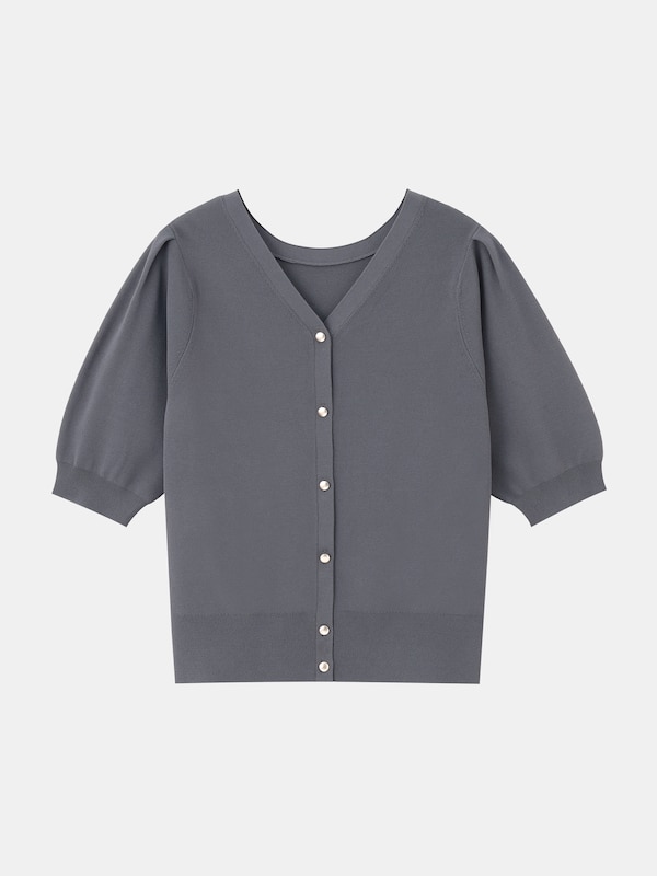 UVカットレーヨンブレンド2WAYカーディガン