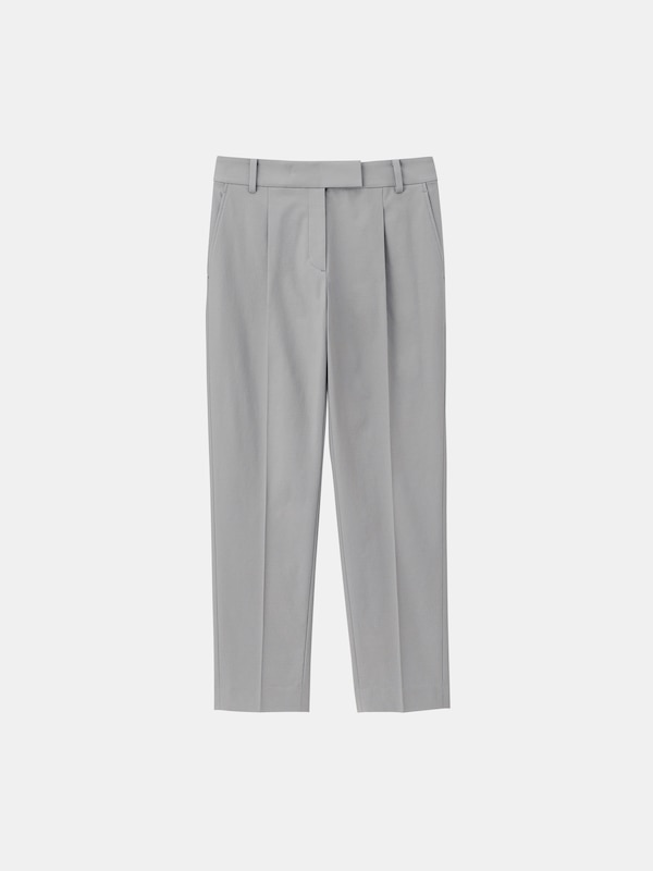 テーパードパンツ（リネンブレンド）