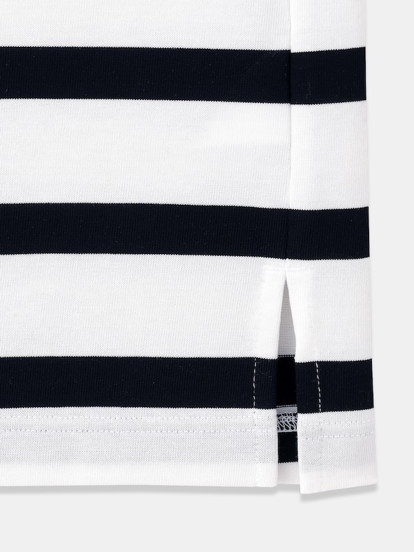 コットンボーダーTシャツ（5分袖）