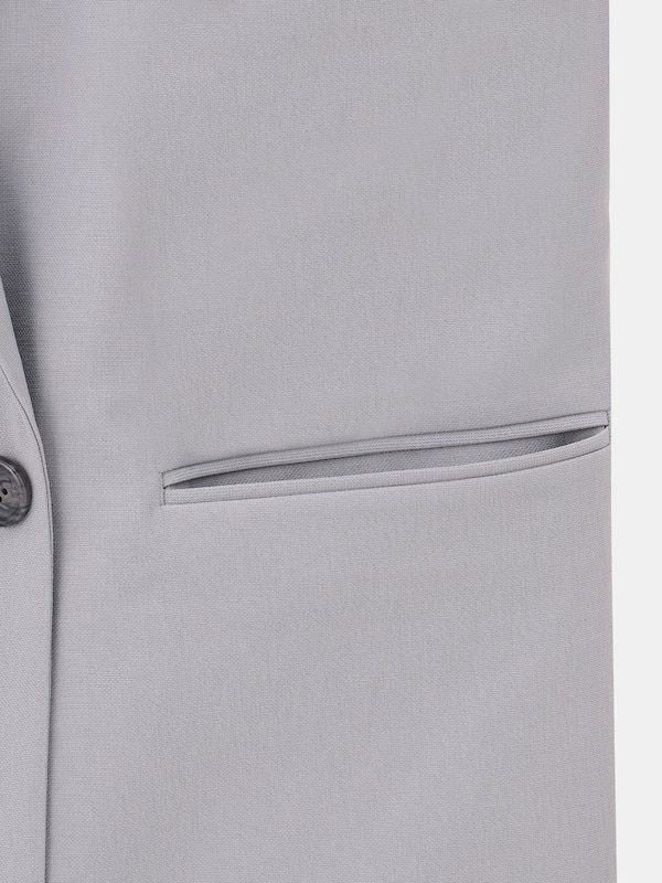 リネンブレンドテーラードジレ