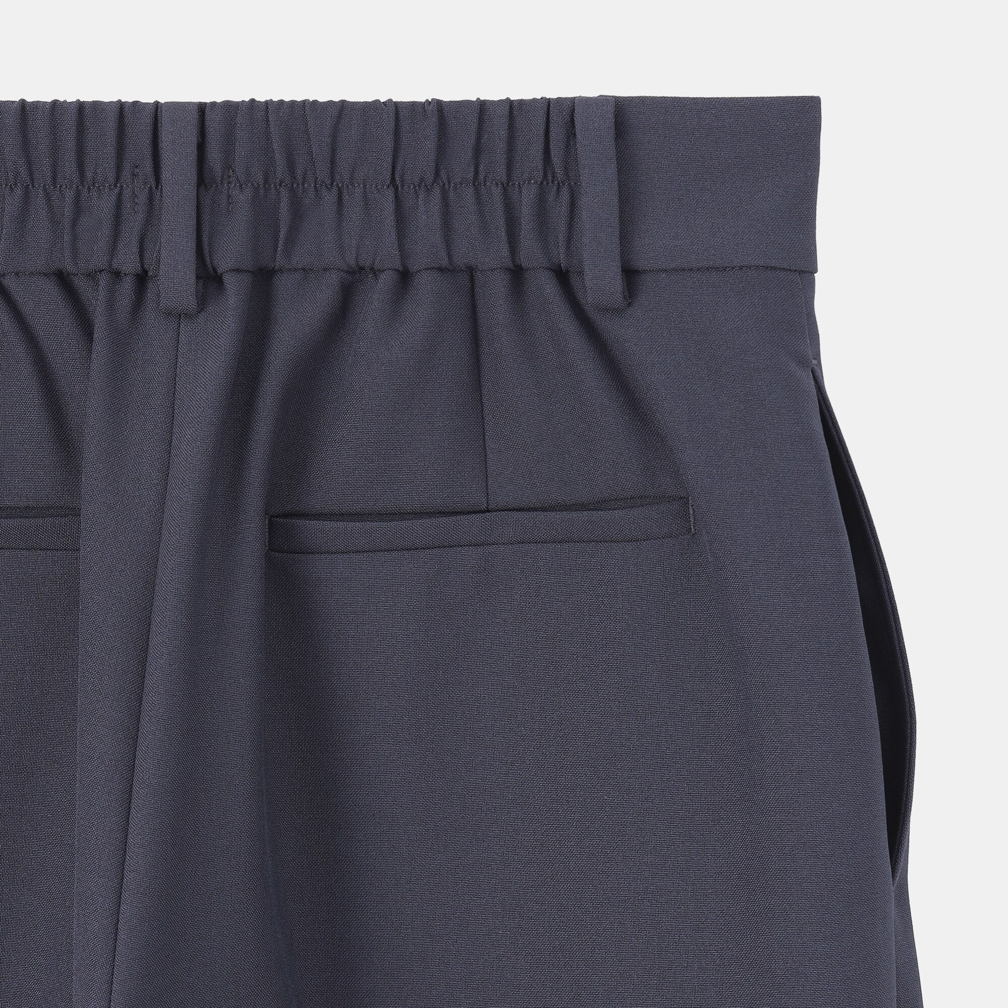 【極美品✨】PLST グレー ダブル セットアップ パンツ ウォッシャブル 極美品✨】PLST グレー ダブル セットアップ パンツ ウォッシャブル