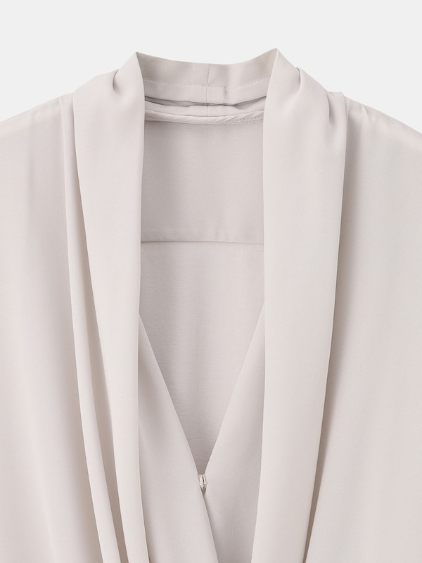 シフォンドッキングカシュクールプルオーバー