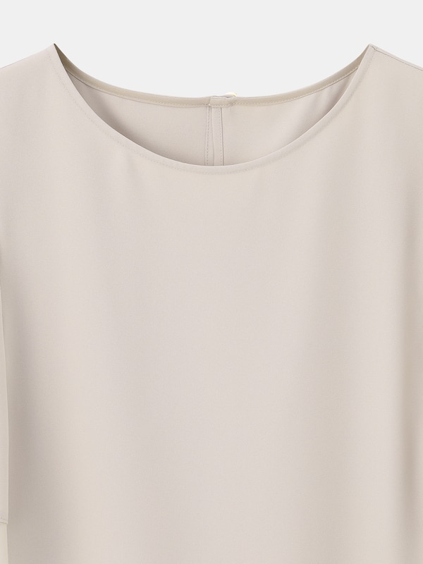 ジョーゼットシアーフレアスリーブブラウス