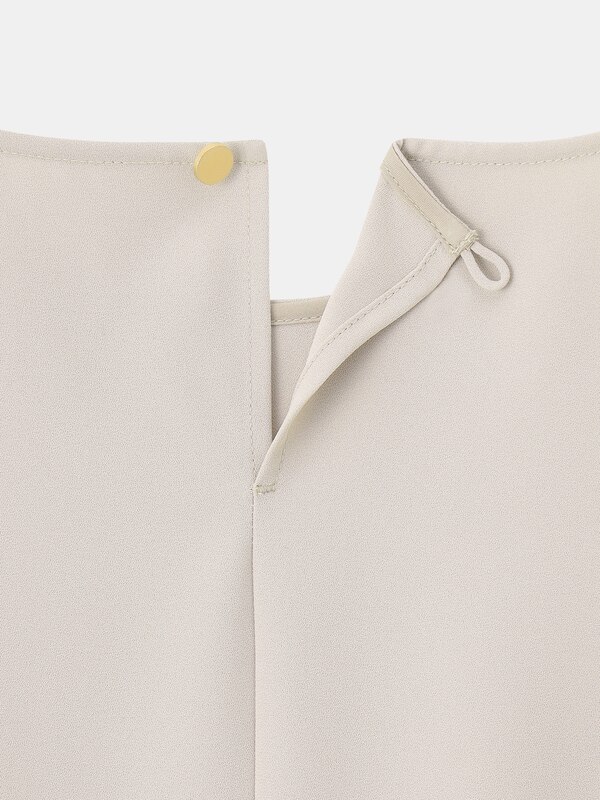 ジョーゼットシアーフレアスリーブブラウス