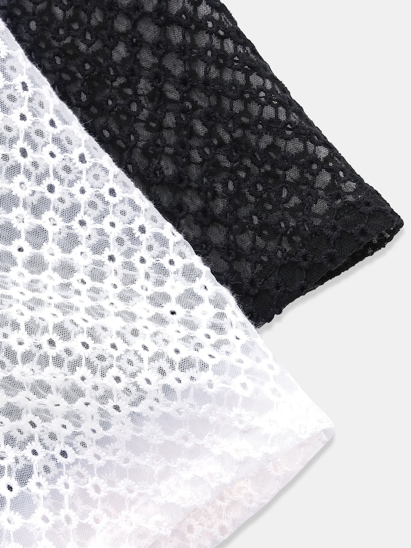 レースTブラウス（半袖）