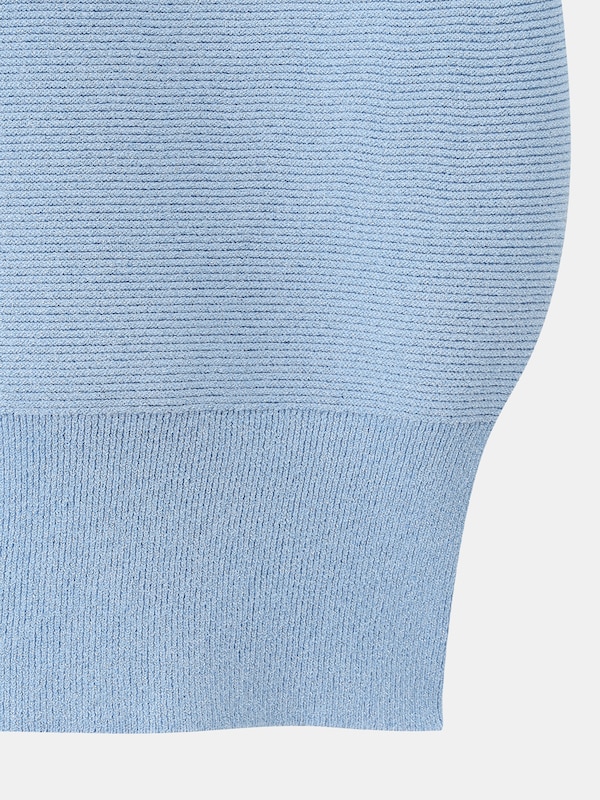 ラメミックスVネックセーター（5分袖）