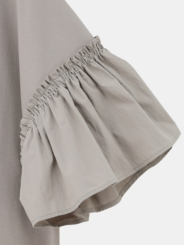 フリルスリーブドッキングTシャツ（接触冷感/吸汗速乾/抗菌防臭）（半袖）