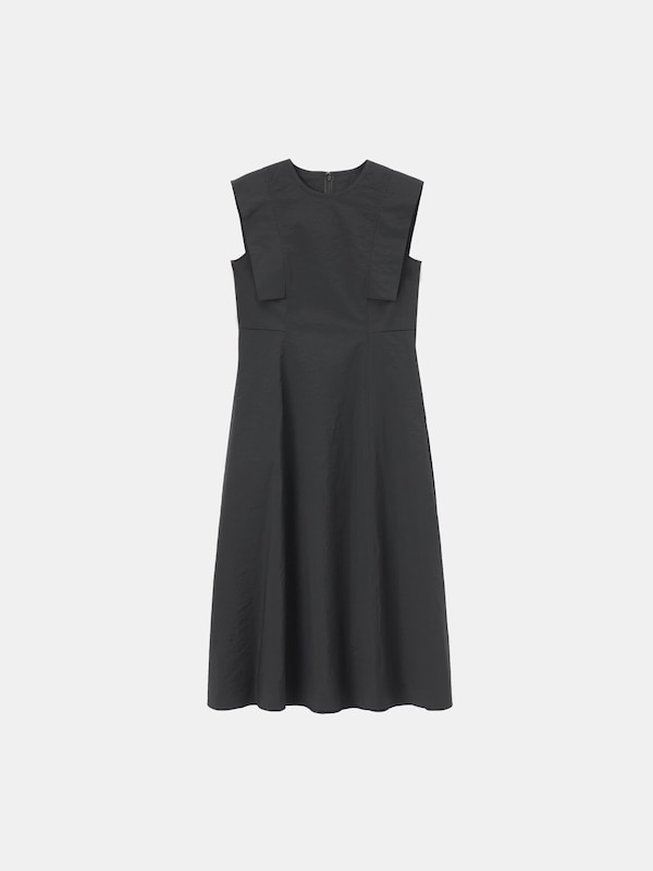 ハイストレッチナイロンフレアワンピース