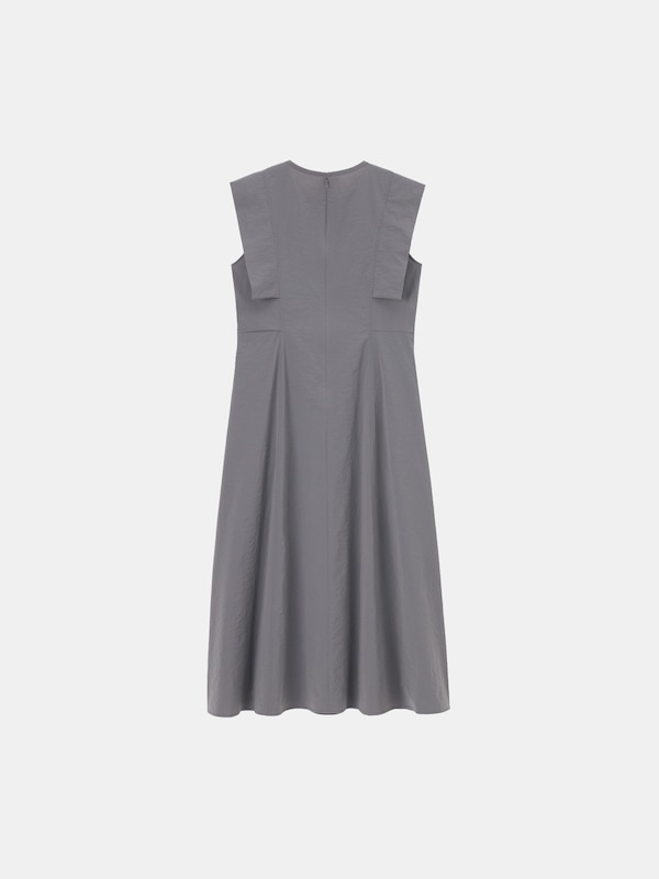 ハイストレッチナイロンフレアワンピース