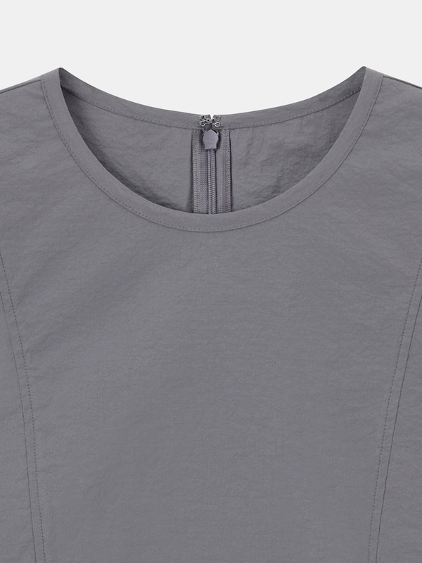 ハイストレッチナイロンフレアワンピース